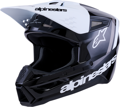 Sm3 Radium Helmet Blk/Wht/Gry Glossy Sm