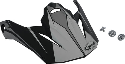 Visor W/Screws Revoke Mx 86 Matte Black/Silver