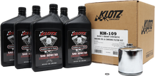 Basic Harley Davidson 5qt Synthetic Oil Change Kit