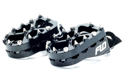 Pro Series Foot Peg Risers Black 13mm