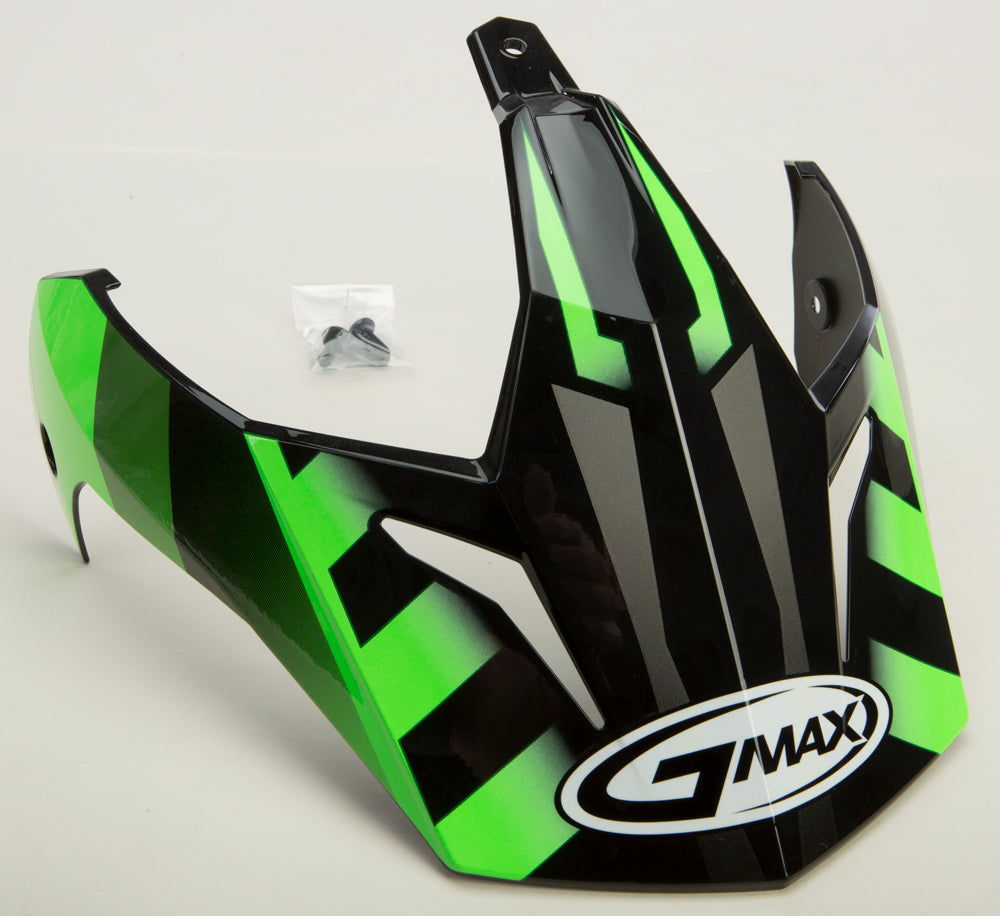 Visor W/Screws Trekka Gm 11 Black/Hi Vis Green