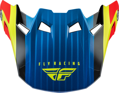Formula Carbon Prime Visor Hi Vis/Blue/Red Xl/2x