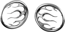 Kuryakyn Flame Speaker Grills Chrome