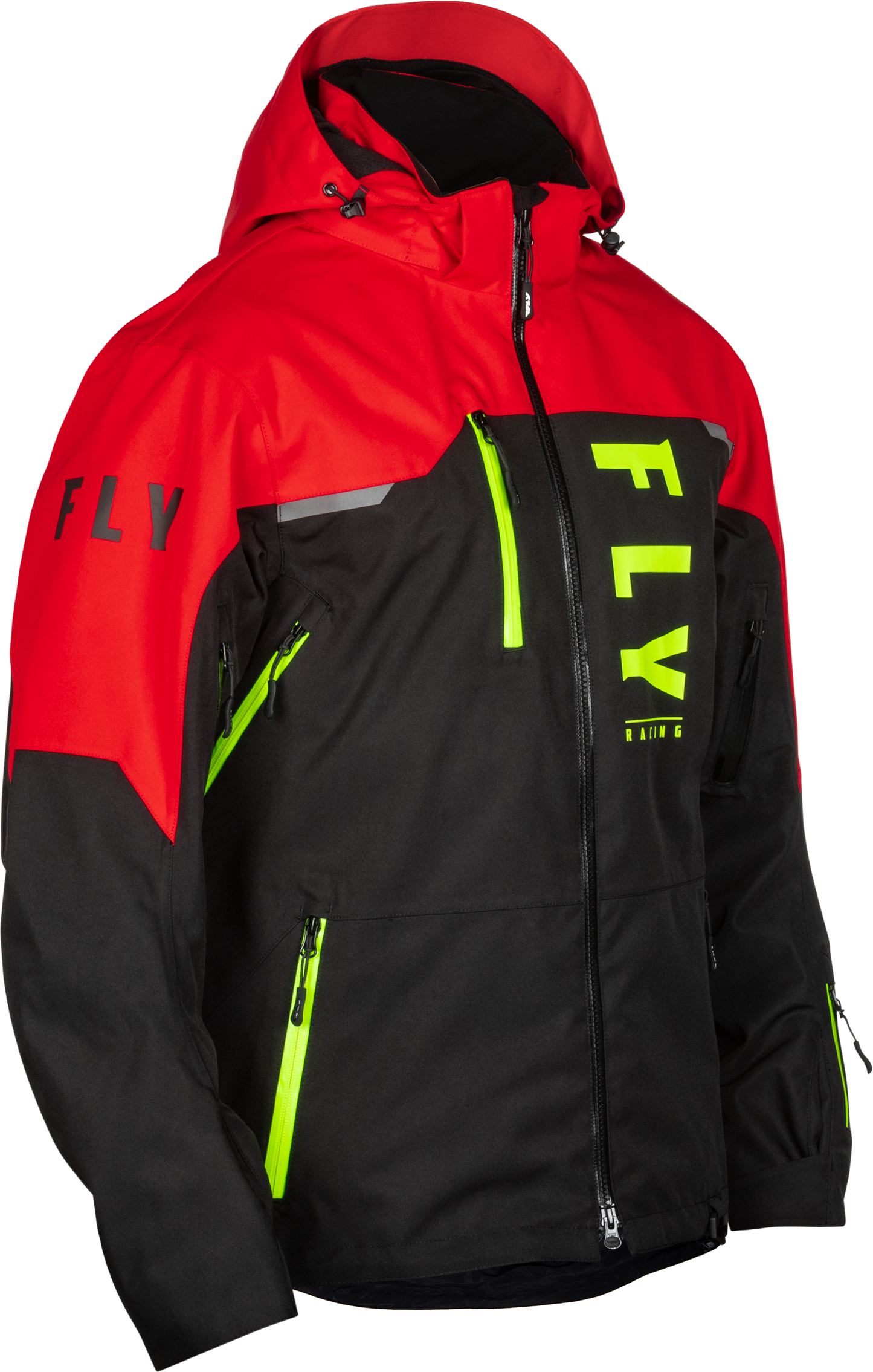 Carbon Jacket Black/Red Sm