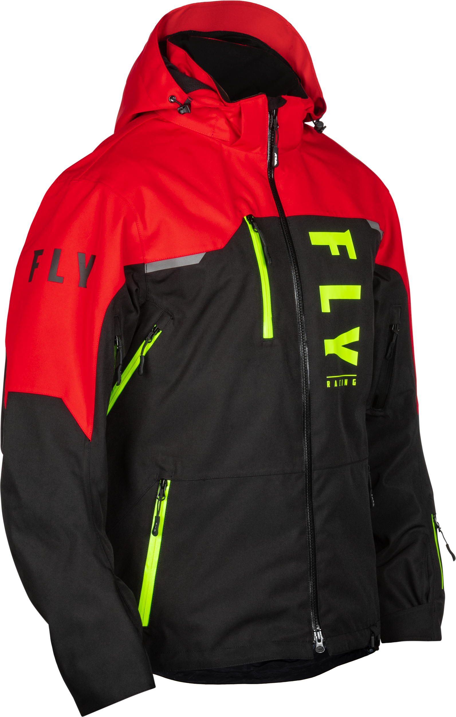 Carbon Jacket Black/Red Sm
