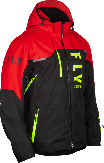 Carbon Jacket Black/Red Sm