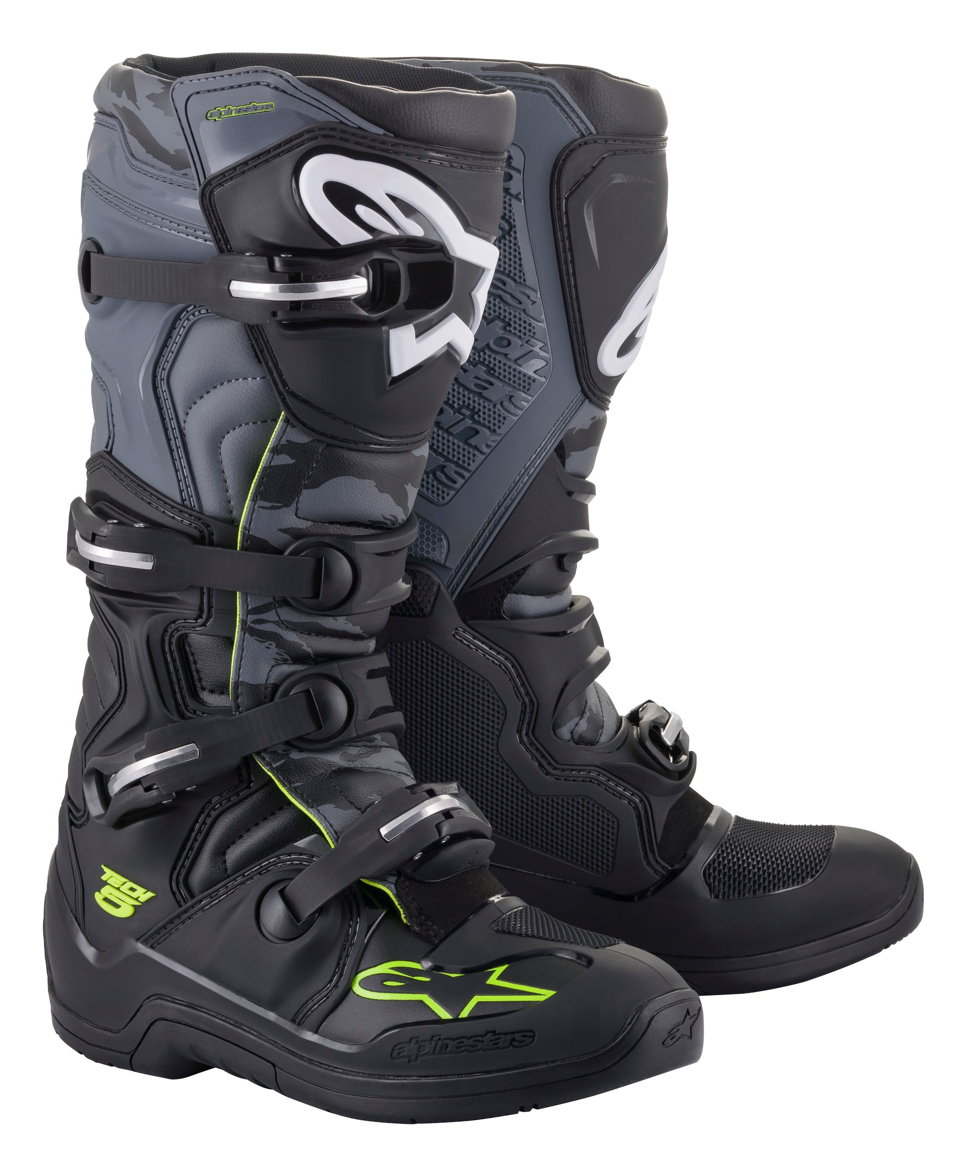 Tech 5 Boots Blk/Cool Grey/Ylw Fluo Sz 07