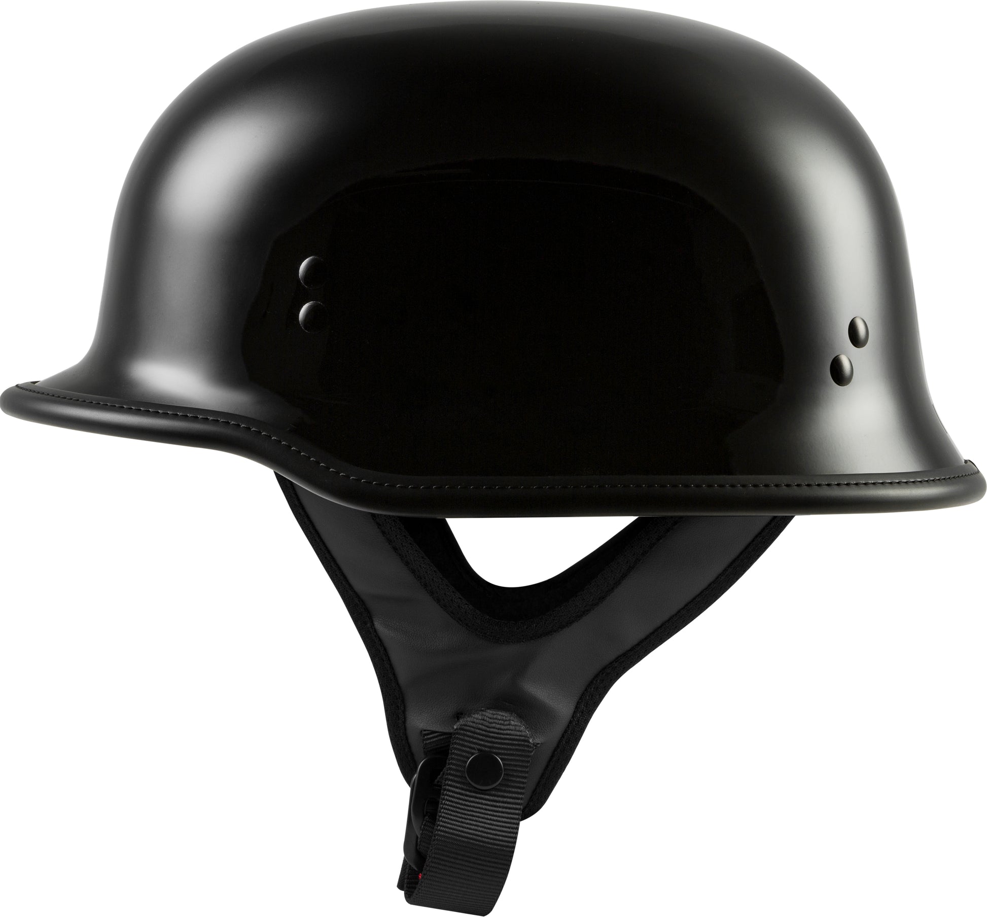 9mm German Beanie Helmet Gloss Black Md