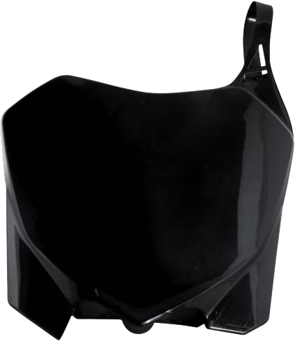 Front Number Plate Black