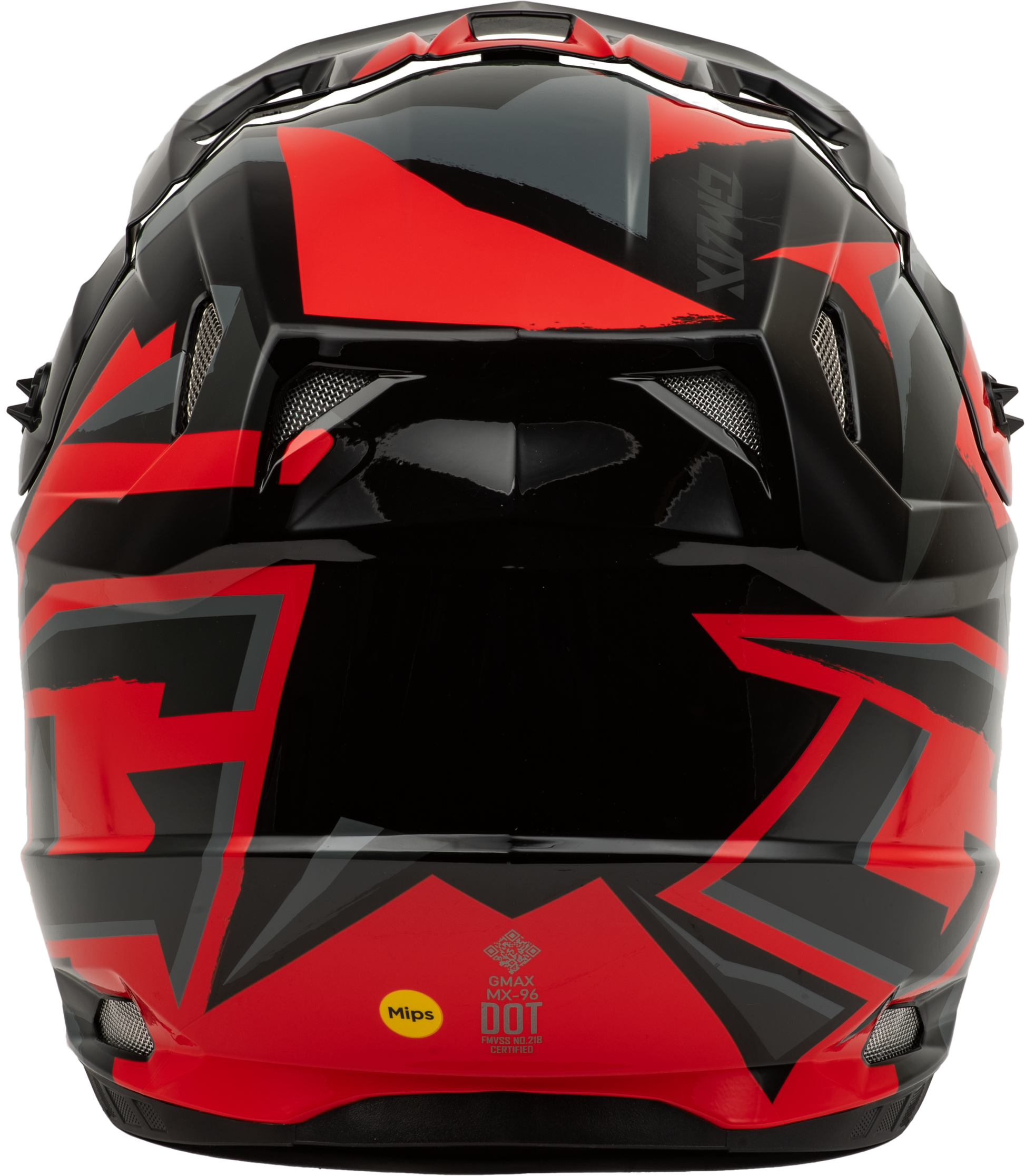Mx 96 Splinter Helmet Black/Red Xl