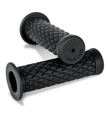 Rubber Diamondback Grips Black 1"