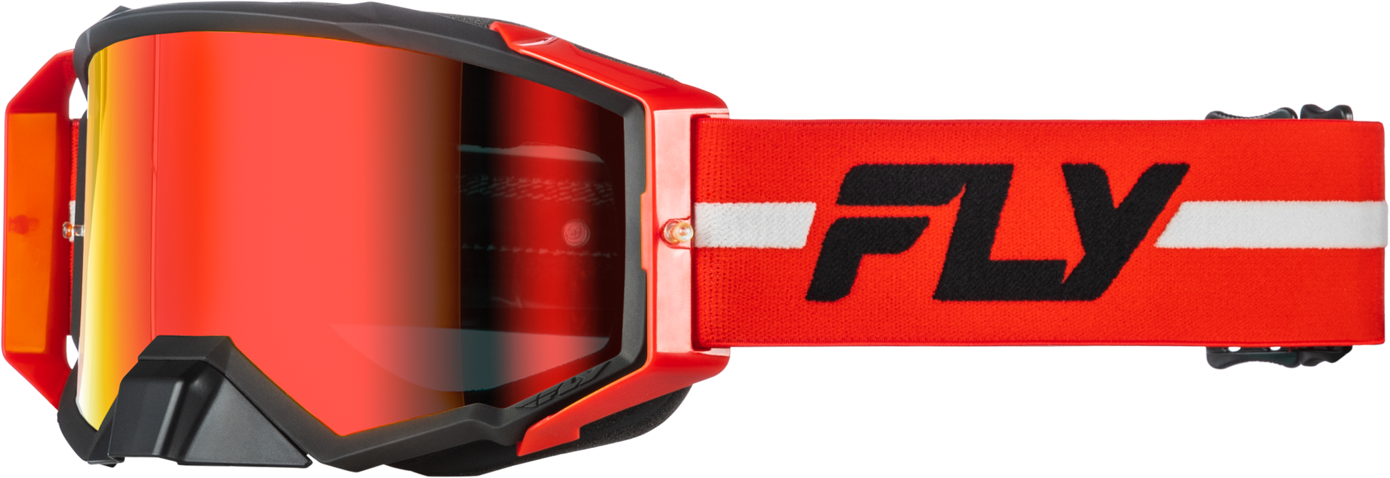 Zone Pro Goggle Red/Black/Grey W/ Red Mirror/Smoke Lens