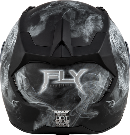 Revolt Coil Helmet Matte Black/White 2x