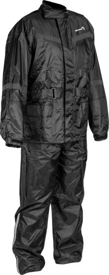 2 Piece Rain Suit Black Xl