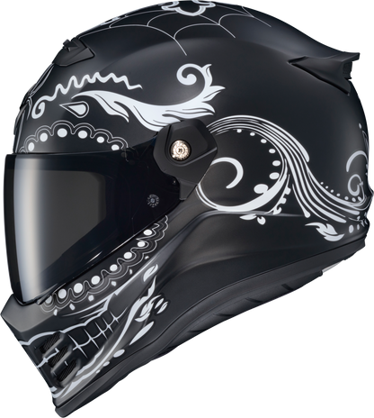 Covert Fx Full Face Helmet El Malo White/Matte Black Lg