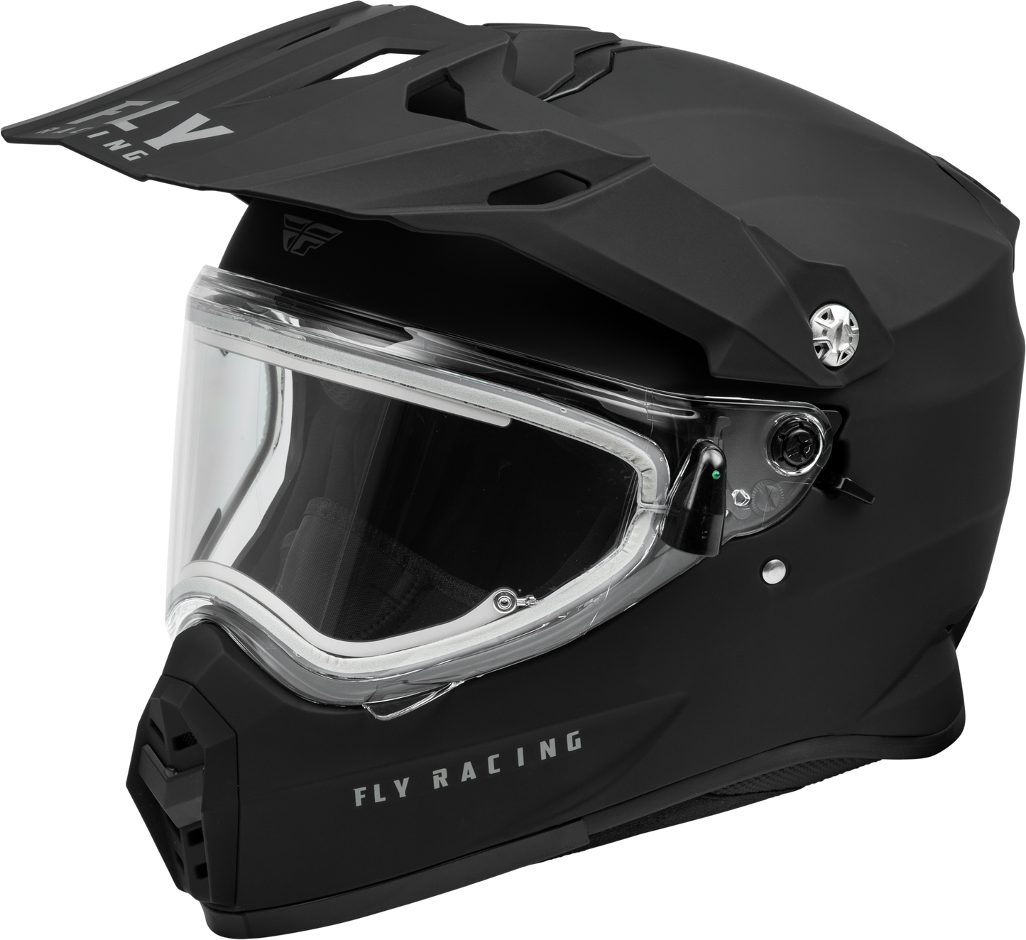Trekker Cw Solid Helmet Elec Shld Matte Black Sm