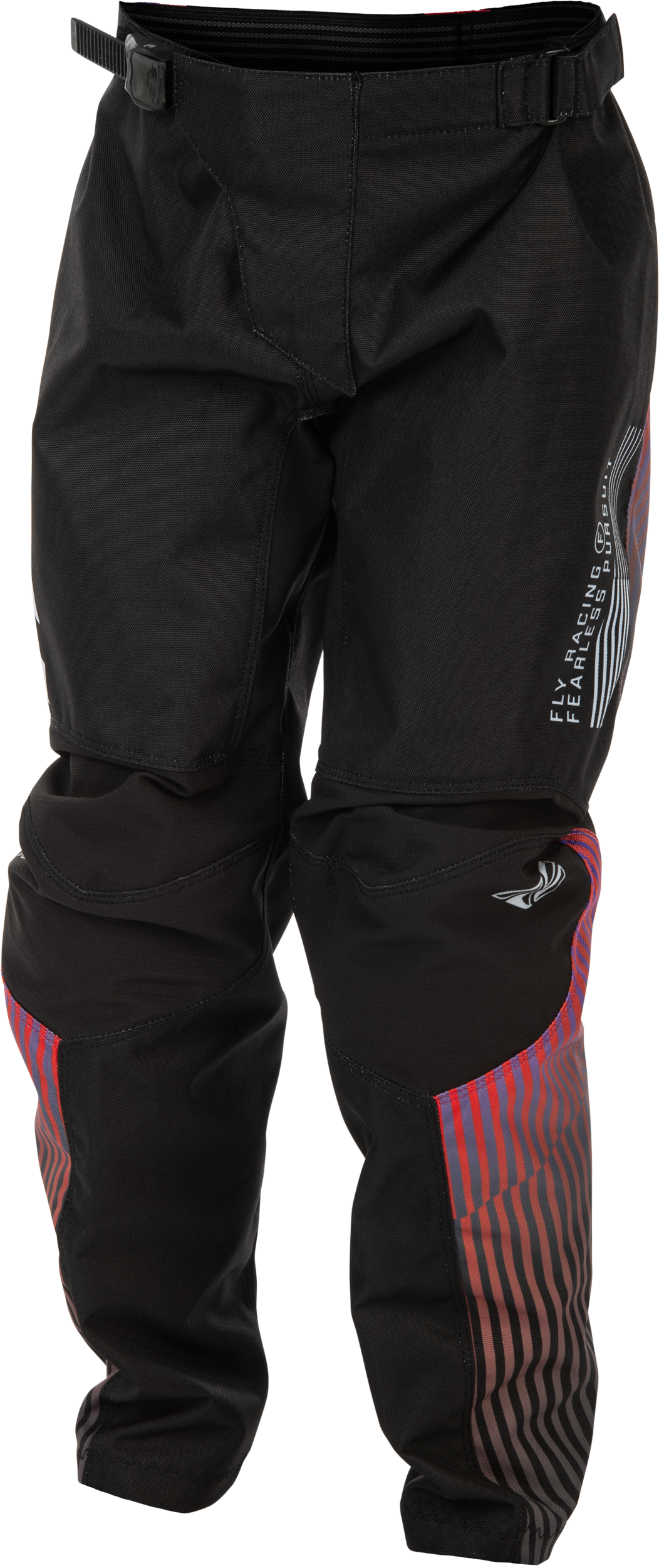 Youth F 16 Pants Black/Red/Purple Sz 24