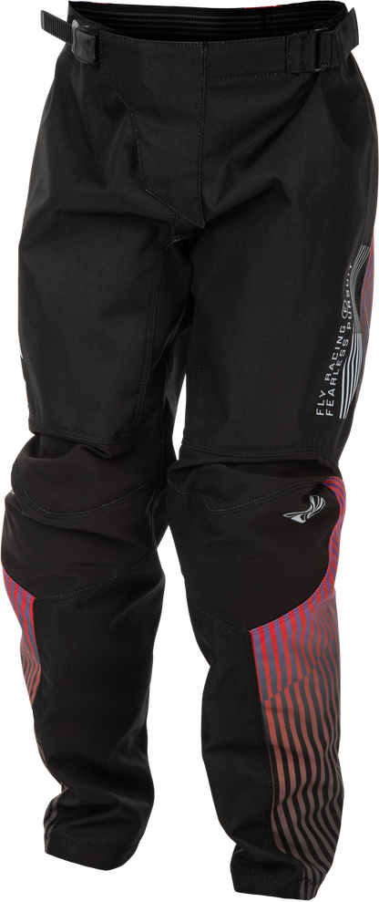 Youth F 16 Pants Black/Red/Purple Sz 20