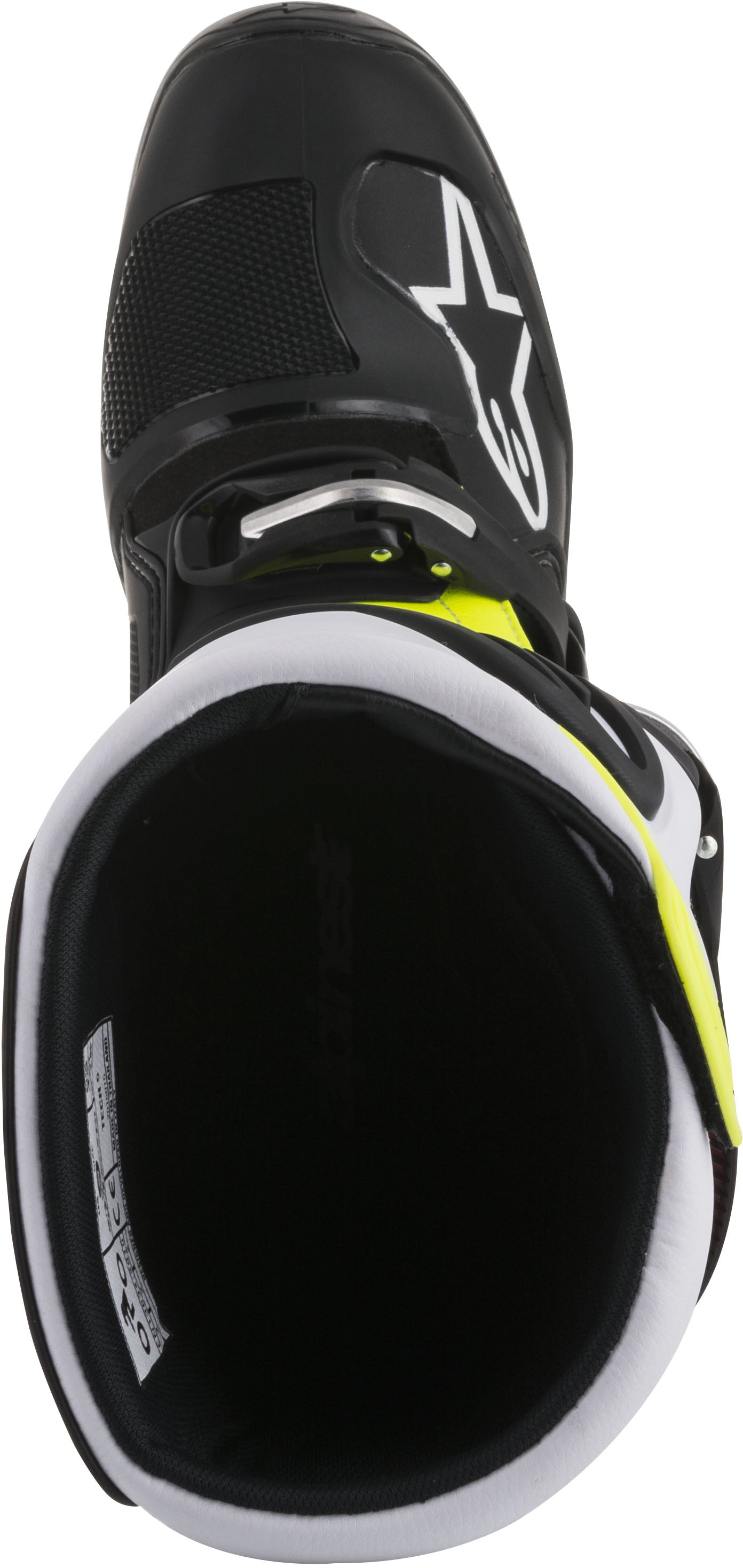 Tech 5 Boots Black/White/Red/Yellow Sz 10