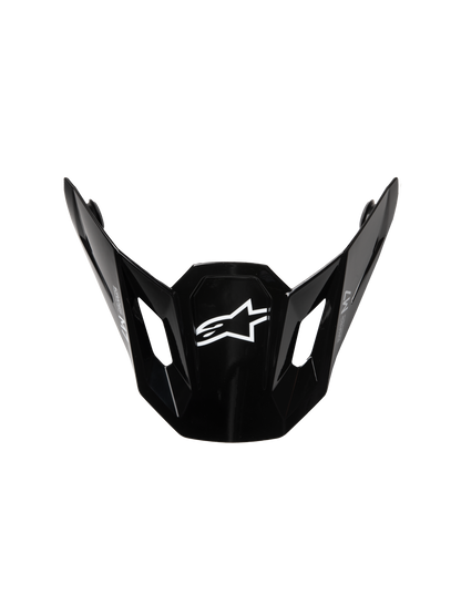 Sm7 Solid Visor Ece06 Black Glossy