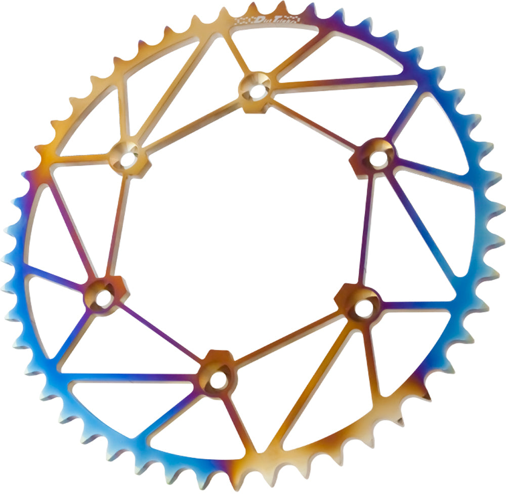 Rear Sprocket Chromoly Stl/Zir 49t 520 Chromatic She