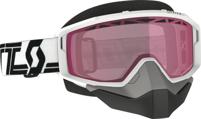 Primal Goggle Snow Cross White/Black W/Rose