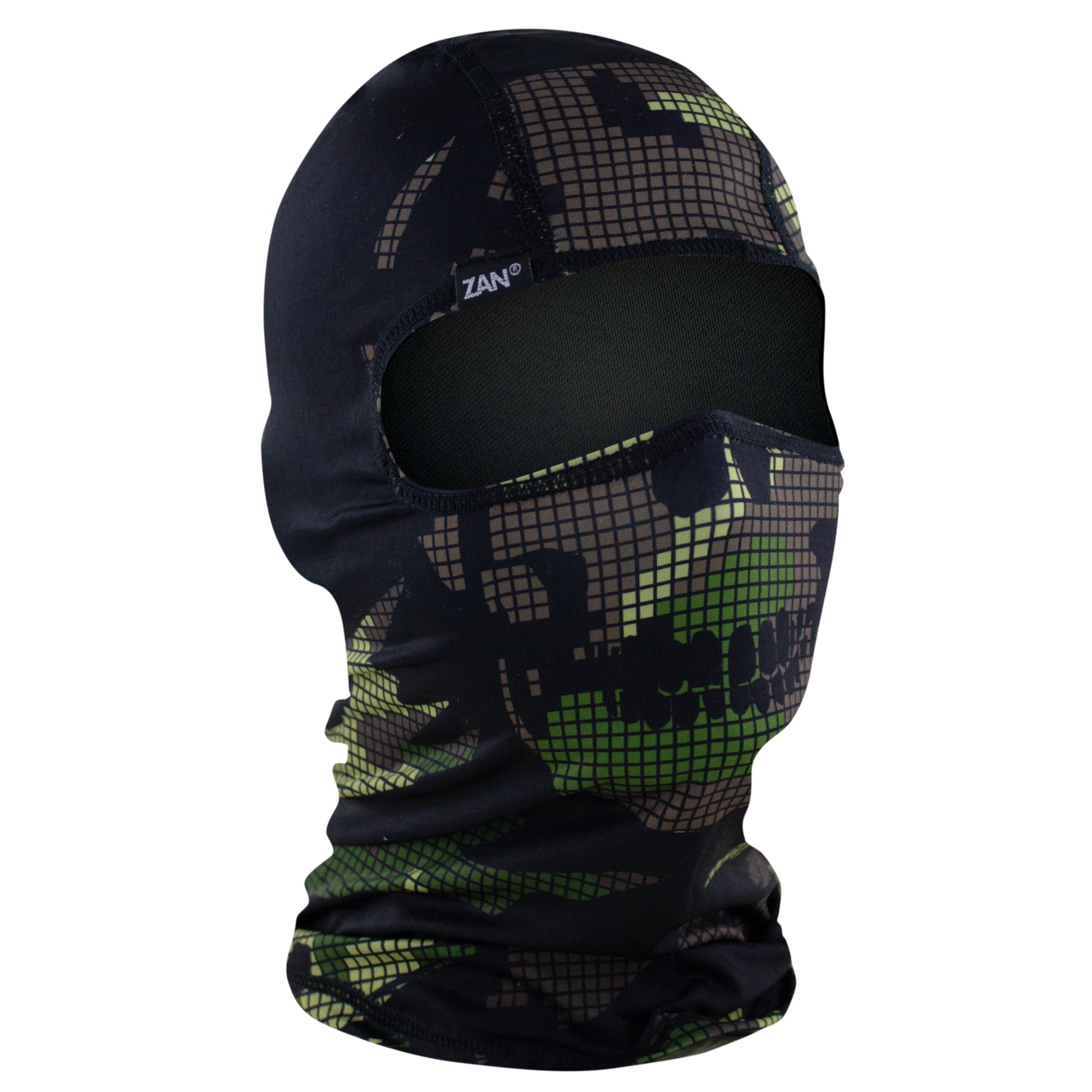 Polyester  Balaclava Digi Woodland Camo Skull