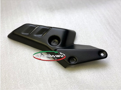 Carbonvani Carbon Fiber Left Hand Exhaust Guard for the Ducati Diavel V4