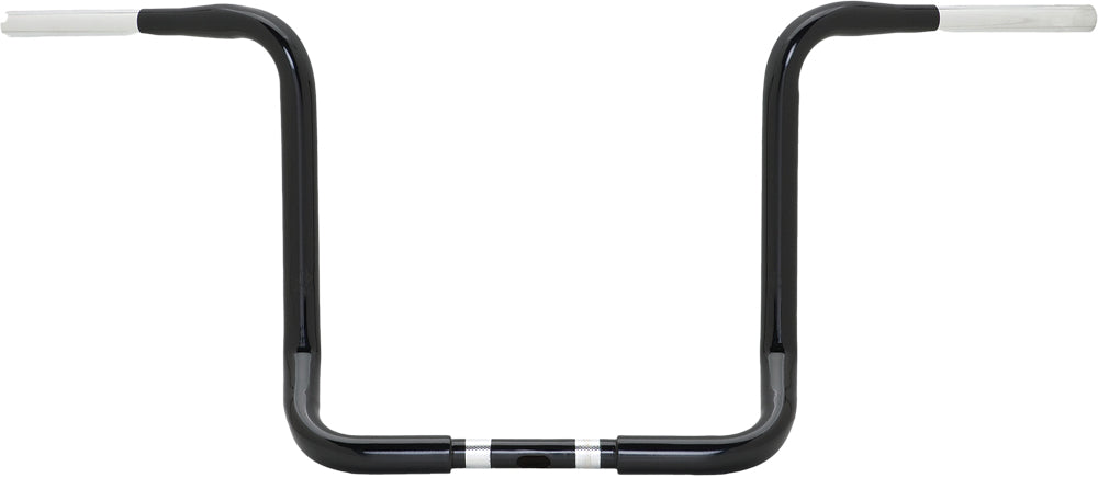 1.25" Bagger Ape Hanger 12" Gloss Black Cable
