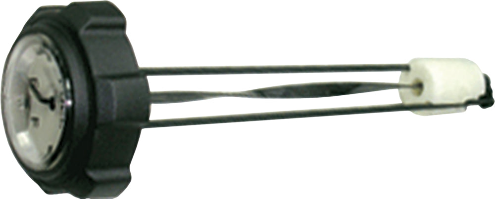 Cap W/Gauge Pol 9 1/2"