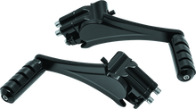Kuryakyn Adjustable Passenger Pegs With ISO Small Pegs 10 and Up Black