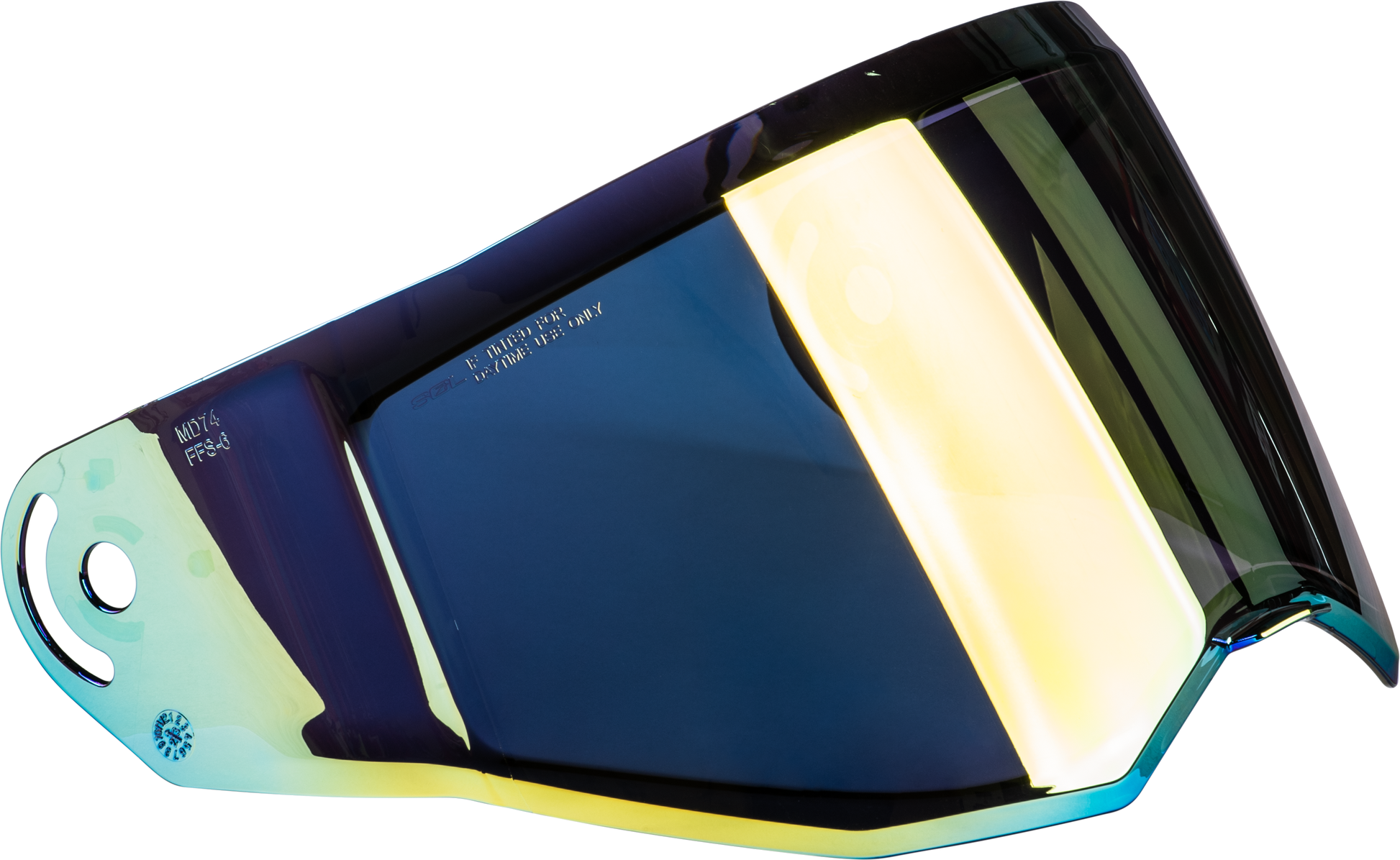 Md 74 Gold Iridium Shield Single Lens Gold