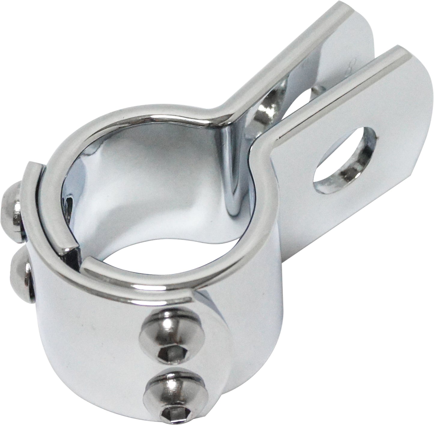 Three Piece Frame Clamp 1 1/8" Chrome
