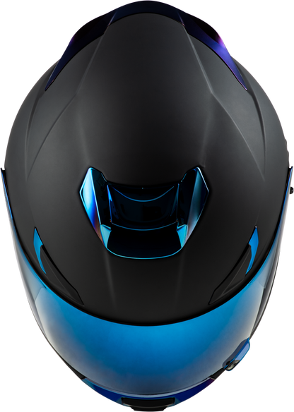 Sentinel Recon Helmet Matte Black/Blue Chrome Xl