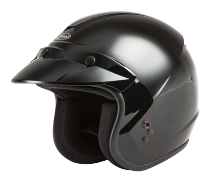 Of 2 Open Face Helmet Black Xl