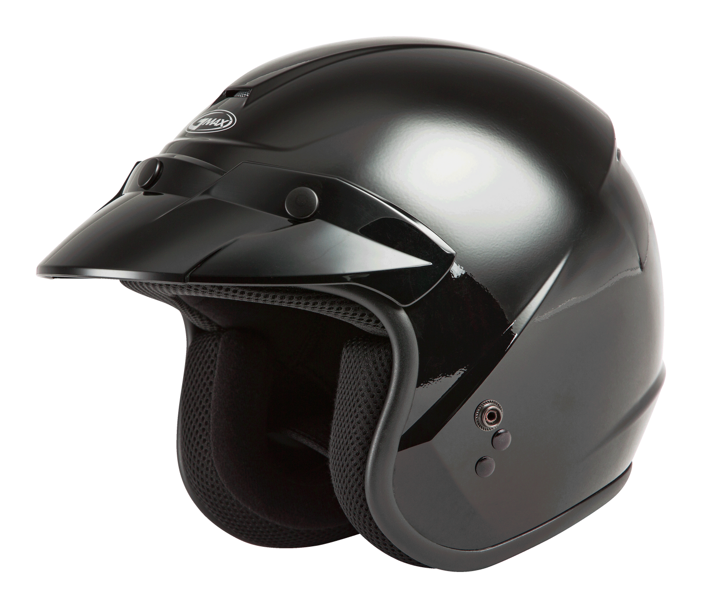 Of 2 Open Face Helmet Black 2x