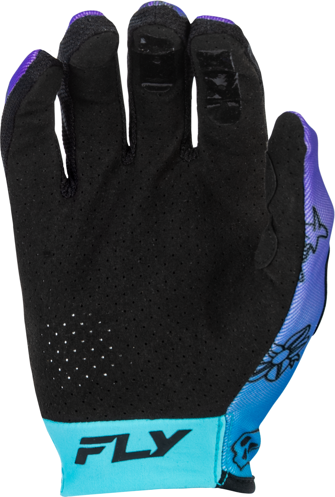 Youth Lite Outline Gloves Purple/Blue/Black Yl
