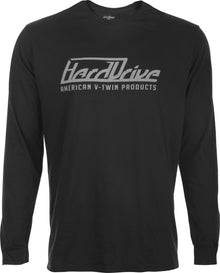 Harddrive Long Sleeve Tee Black/Grey Md
