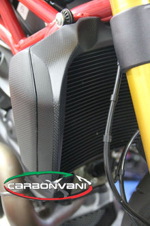 CARBONVANI - DUCATI MONSTER 821/1200 CARBON FIBER WATER COOLER UPPER  FRAME