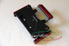 CARBONVANI - DUCATI MONSTER 1200 CARBON FIBER LICENCE PLATE HOLDER AND LIGHT CASE (lights not incl)