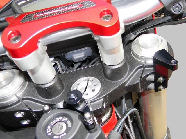DBK Special Parts (Ducabike) Steering Damper Mount for the Ducati Hypermotard / Hyperstrada 821 / 939 / SP