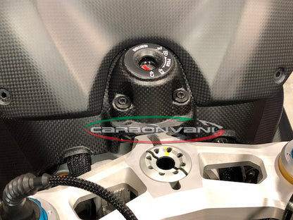Carbonvani - Ducati Panigale V4 / S (2022+) Carbon Fiber Key Guard