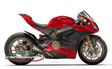Carbonvani - Ducati Panigale V4 R / 2020+ V4 / S "RED" Design Carbon Fiber Full Fairing Kit with Winglets - ROAD VERSION (10 pieces)