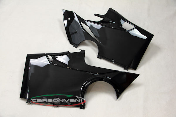 Carbonvani - Ducati Panigale V4 / S / R Carbon Fiber Belly Pan (2 piece kit) (2022+)