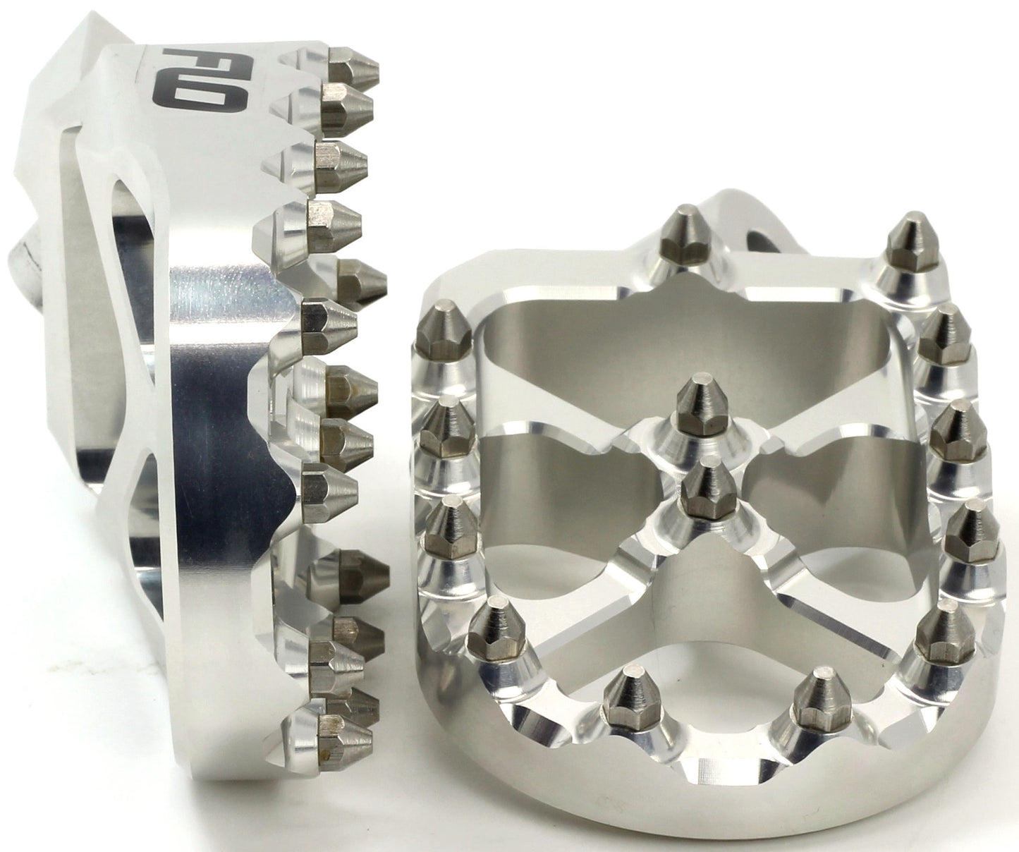 Foot Pegs Silver Cobra