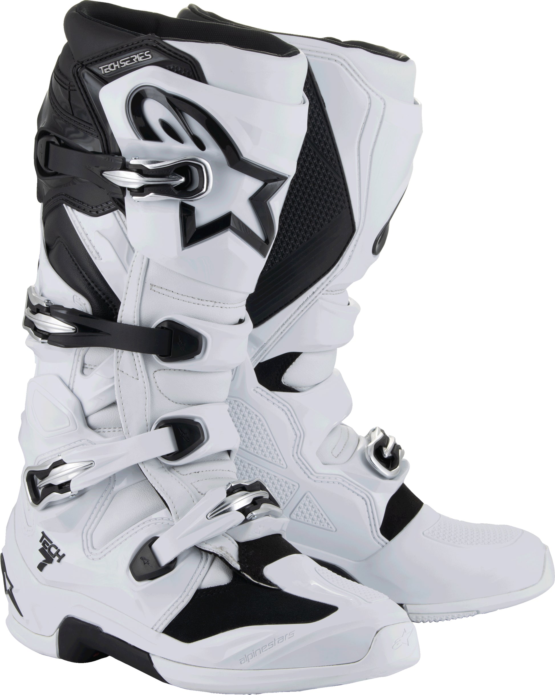 Tech 7 Boots White/Black 8