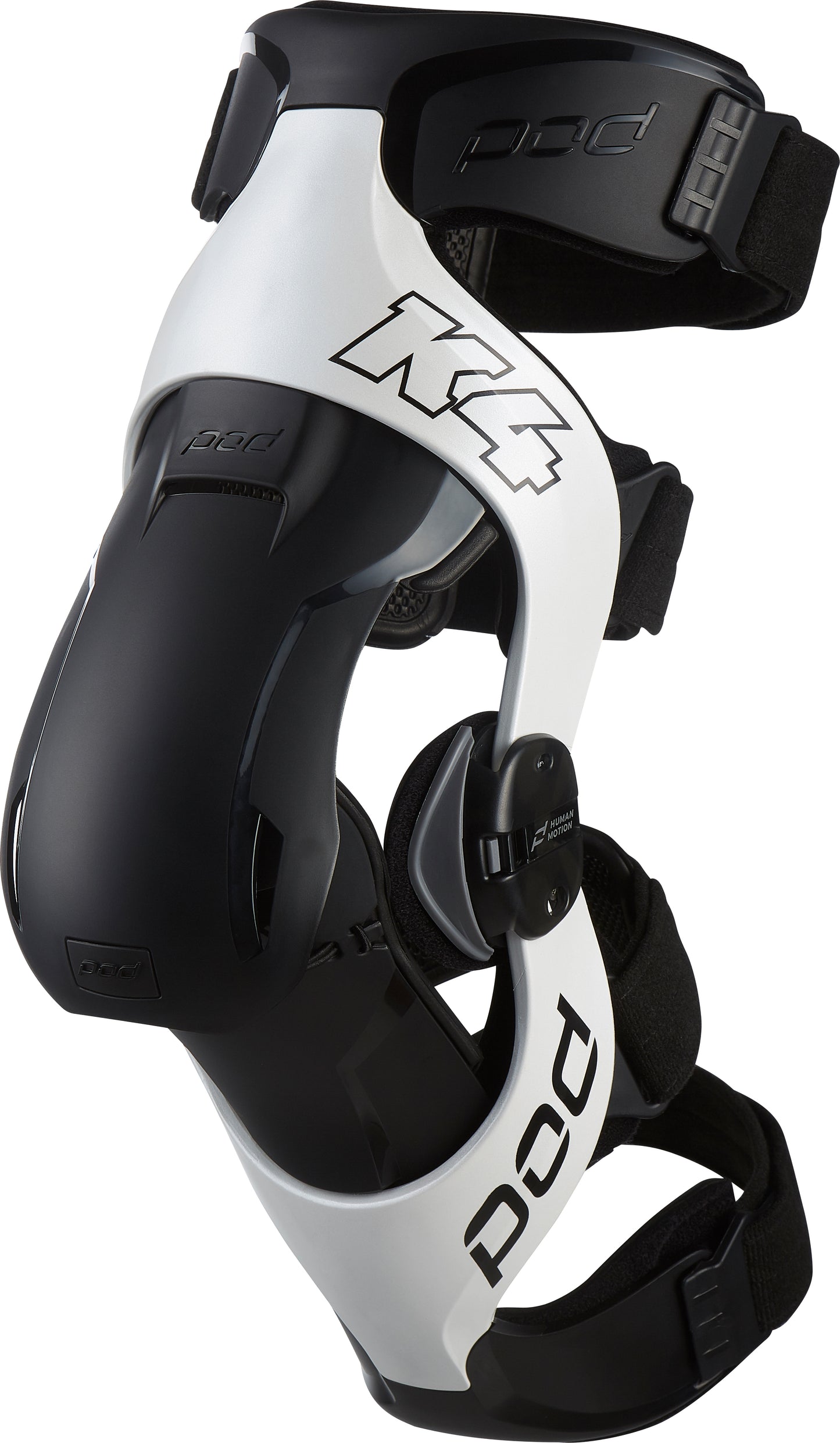 K4 V2.0 Knee Brace (Rt) White/Black Xs/Sm