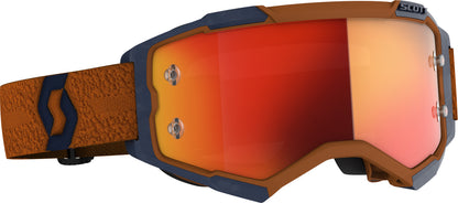 Fury Goggle Grey/Orange Orange Chrome Works