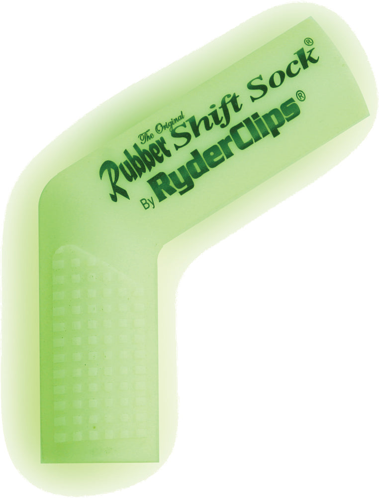 Rubber Shift Sock Glo White