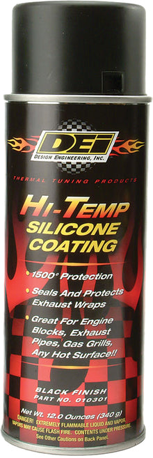 Hi Temp Silicone Coating Black 12 Oz